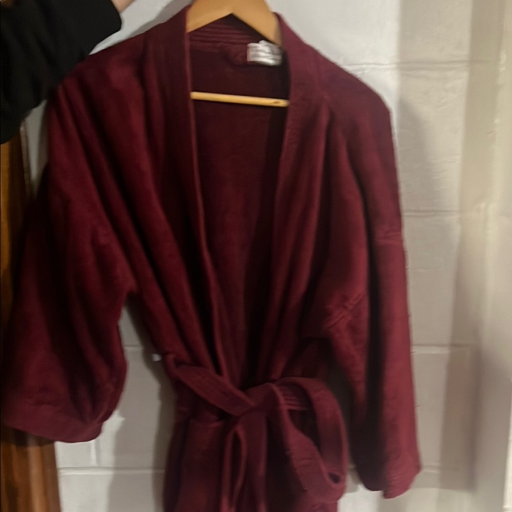 Dior Red Wrap Jacket with Shawl Collar